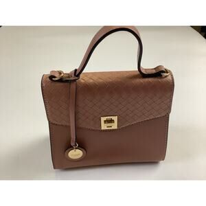 Dune Handbag Purse Camel Color Measures approx 8" x 7" x 3"